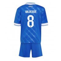 Real Madrid Federico Valverde #8 Tretí Detský futbalový dres 2025-26 Krátky Rukáv (+ trenírky)